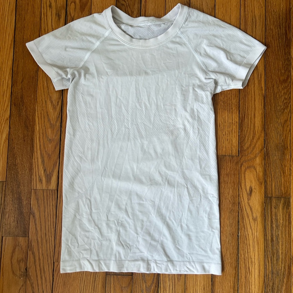 Lululemon White Short Sleeve Swiftly Tech